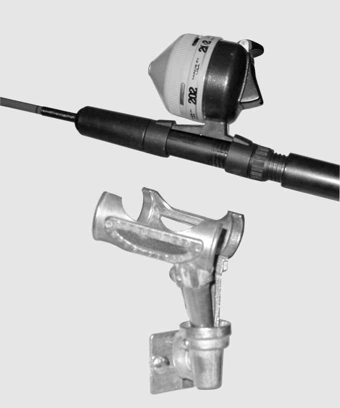 downeaster fishing rod holder Down East Salty Clamp-On Mount The fishing rod mount has a quick Down-East D-14 Rail Mount Rod